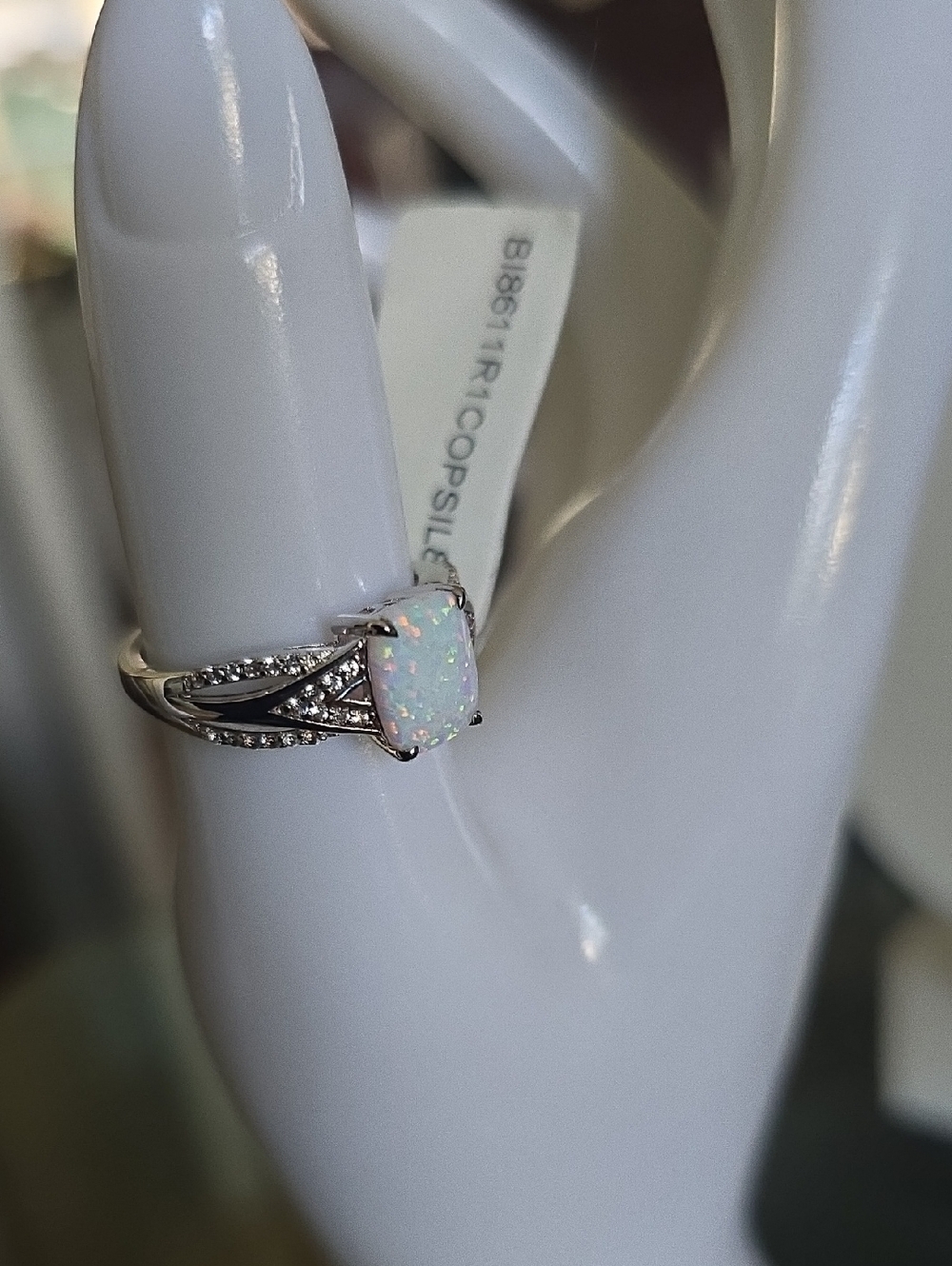 FINE JEWELRY BEAUTIFUL WOMENS OPAL RING SIZE 8 - Picture 14 of 17